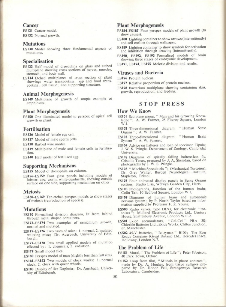 Festival of Britain - Exhibition of Science 1951 page 51 