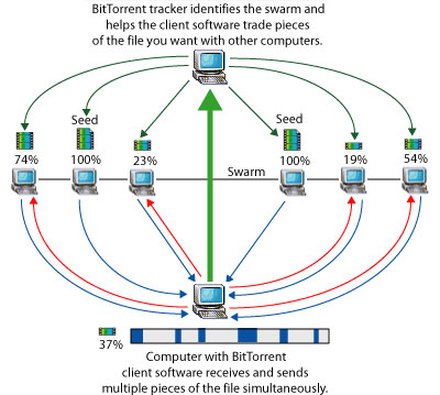 How BitTorrent works