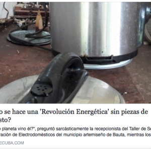 ¿Cómo se hace una 'Revolución Energética' sin piezas de repuesto?